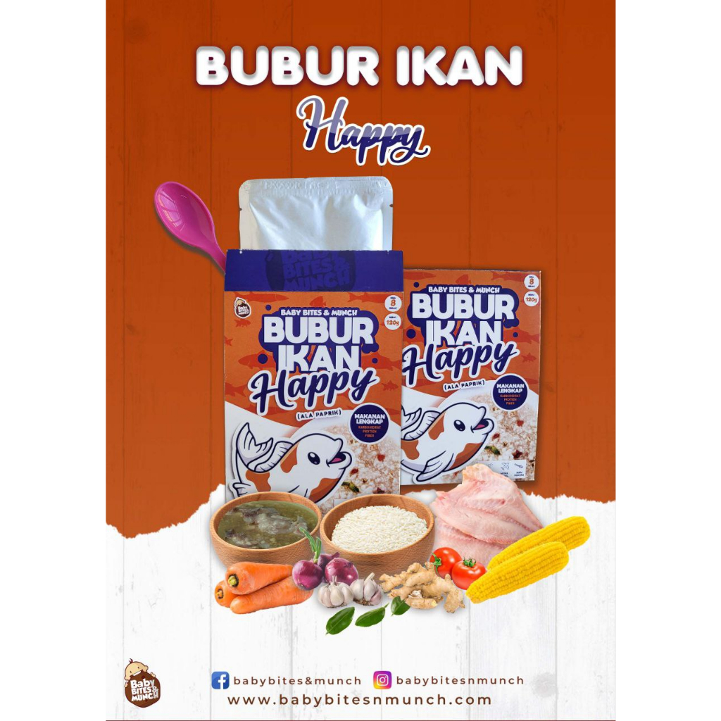 BABYBITESNMUNCH BUBUR READY TO EAT BAYI MENGANDUNGI BONE BROTH MESRA