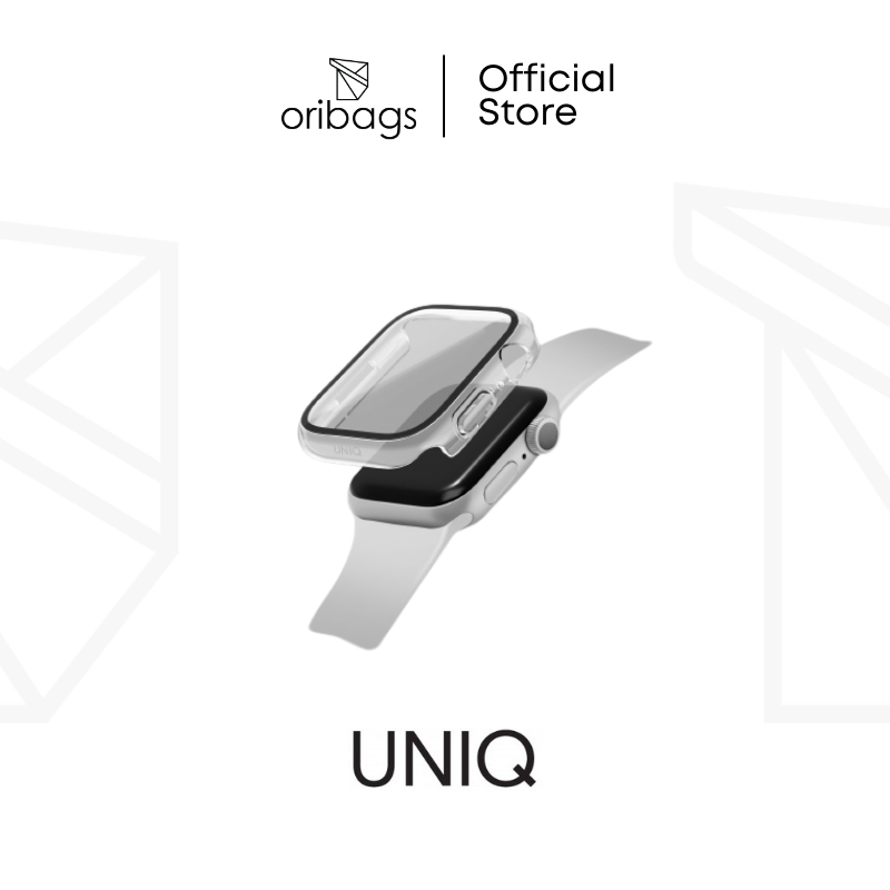UNIQ Nautic Watch Case with IP68 Water-Resistant Curved Tempered Glass ...