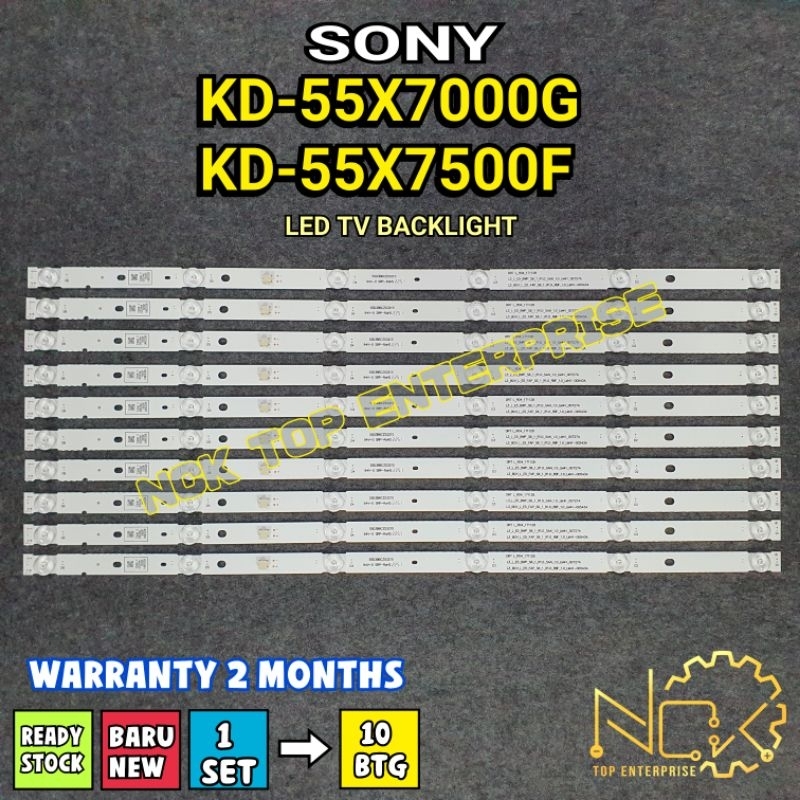 SONY KD-55X7000G KD-55X7500F TV LED BACKLIGHT BARU READY STOCK KD ...