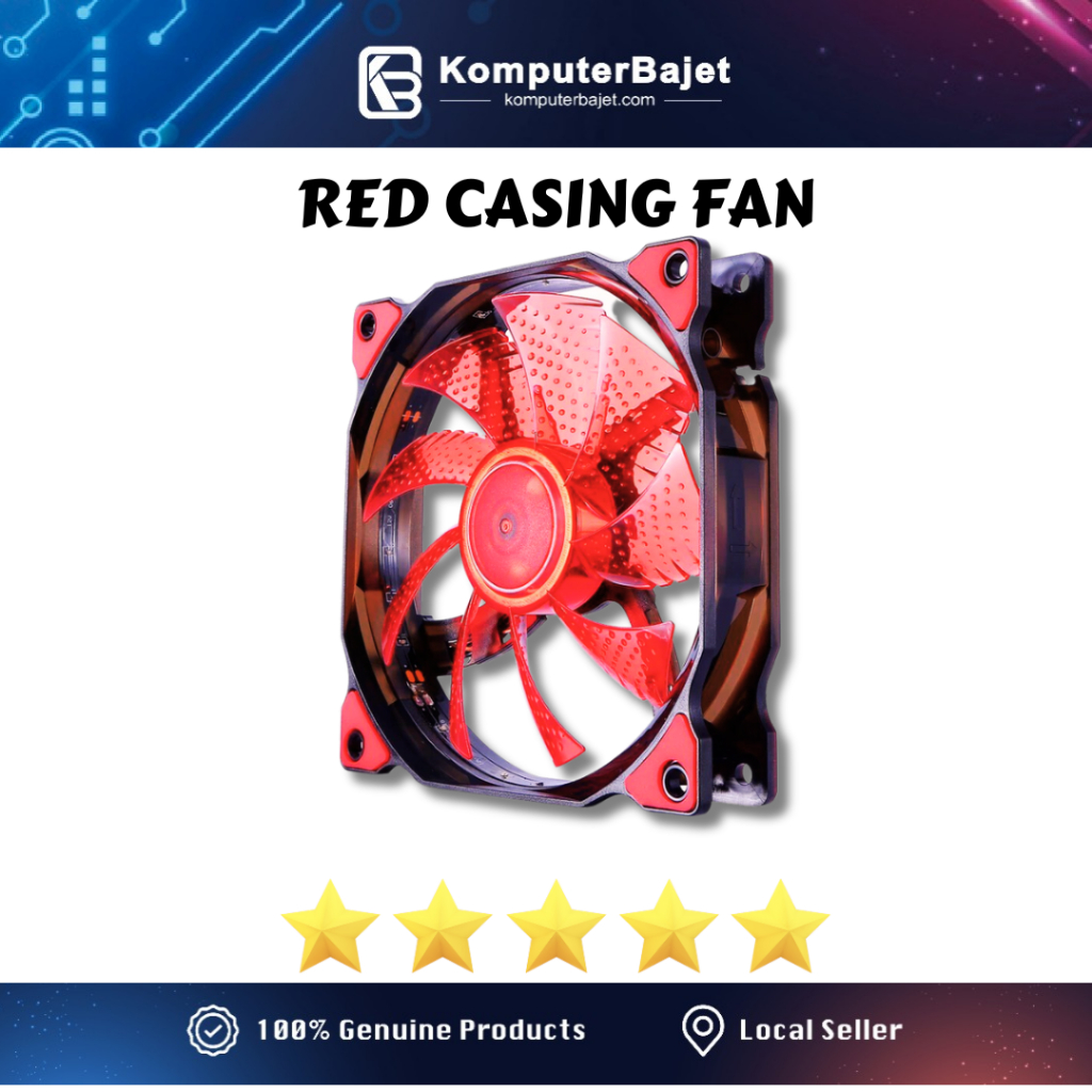 RED SILENT CASING FAN | Shopee Malaysia