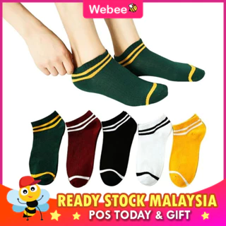 READY STOCK🎁WEBEE 5 Pairs Set 5P Set  Japan Low ankle socks stocking stokin pendek Unisex Sock