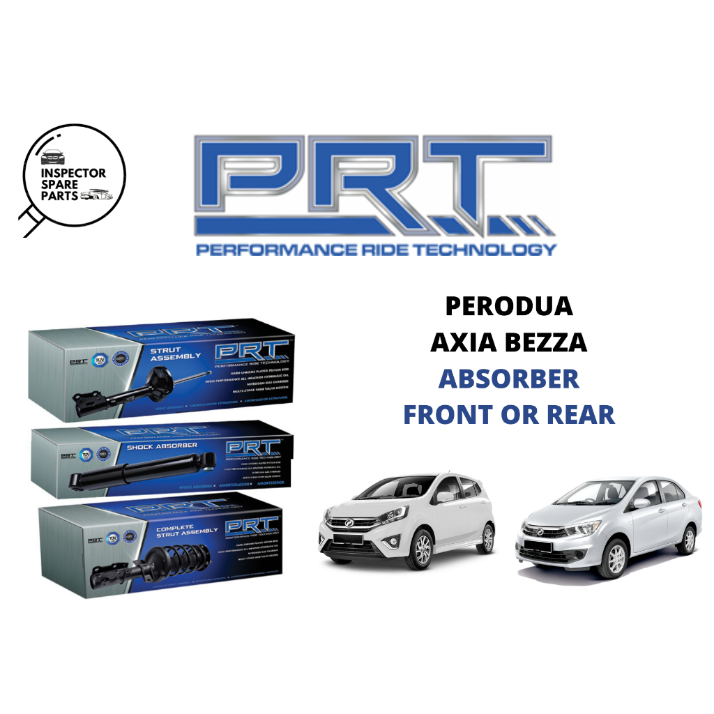 PRT OEM QUALITY PERODUA AXIA BEZZA FRONT OR REAR ABSORBER 2PCS1SET ...