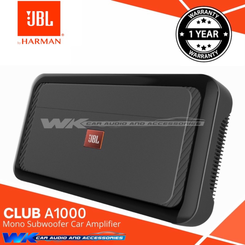 JBL CLUBA1000 MONOBLOCK 1 CHANNEL POWER AMPLIFIER 100 ORIGINAL