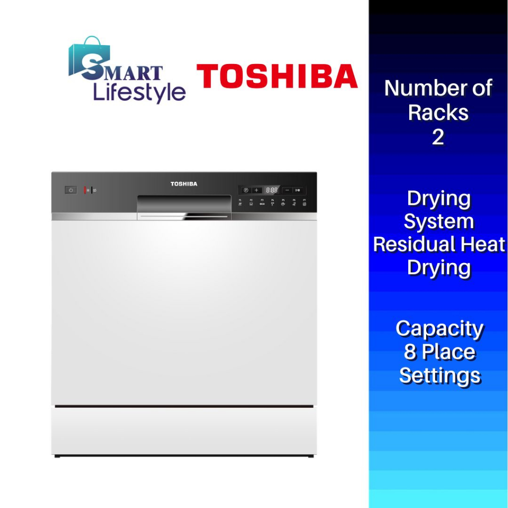 Toshiba Dish Washer DW08T1 / Midea 8 Place Settings Table Top