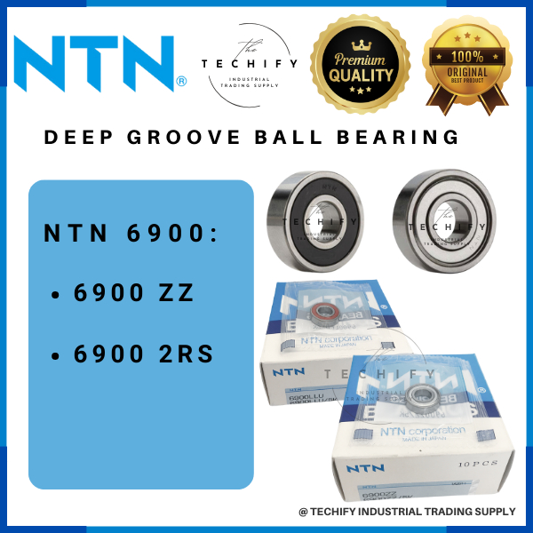 NTN 6900 ZZ / 2RS DEEP GROOVE BALL BEARING 100% ORIGINAL MADE IN JAPAN ...