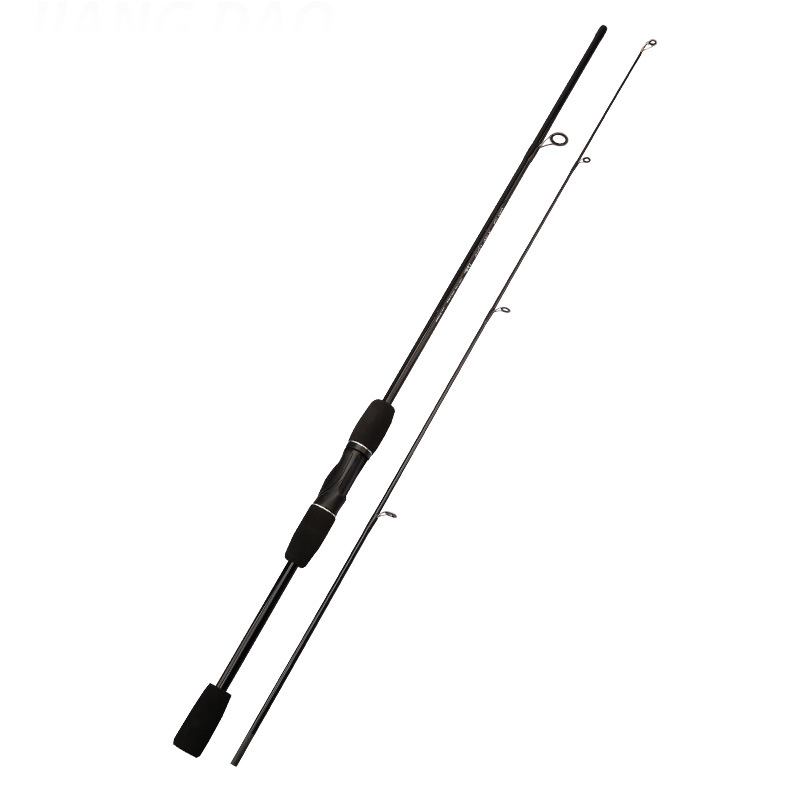 1.5M 1.8M 2.1M 2.4M Telescopic Fishing Rod Spinning Carp Feeder Carbon  Fiber Casting Rod Reel Seat Rock Fishing Rod Tackle Pole Black 1.5M