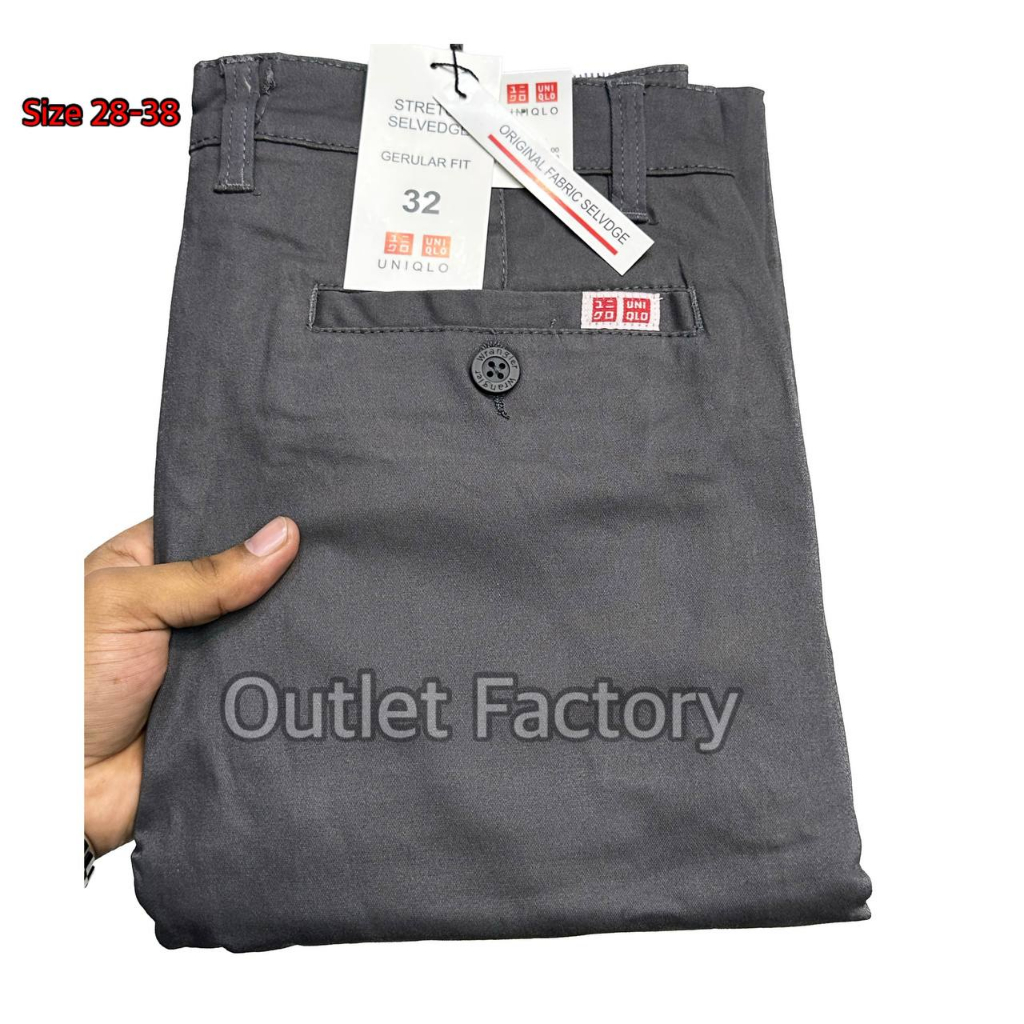 SELUAR SLACK UNlQLO SLIM FIT STRETCHABLE (SIZE 28-38) Shopee