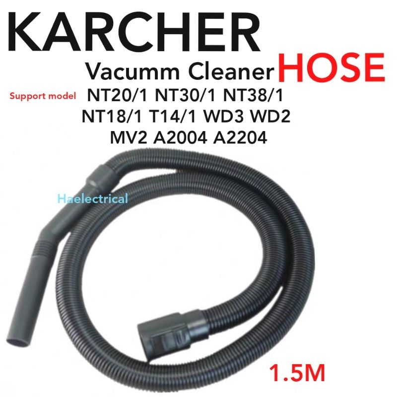 karcher vacuum cleaner hose NT20/1 NT30/1 NT38/1 NT18/1 T14/1 WD3 Shopee Malaysia