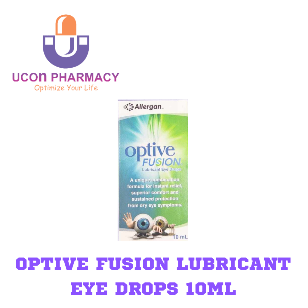 Optive fusion lubricant eye drops 10ml (EXPIRY DATE 16/12/2023