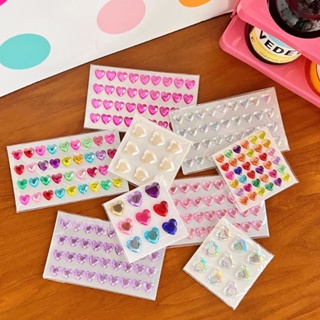 Crystal Diamond 3D Stickers Decorative Stationery Craft Stickers