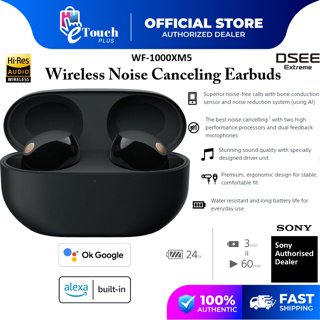 Sony WF1000XM5 True Wireless Noise Cancelling Earbuds Black