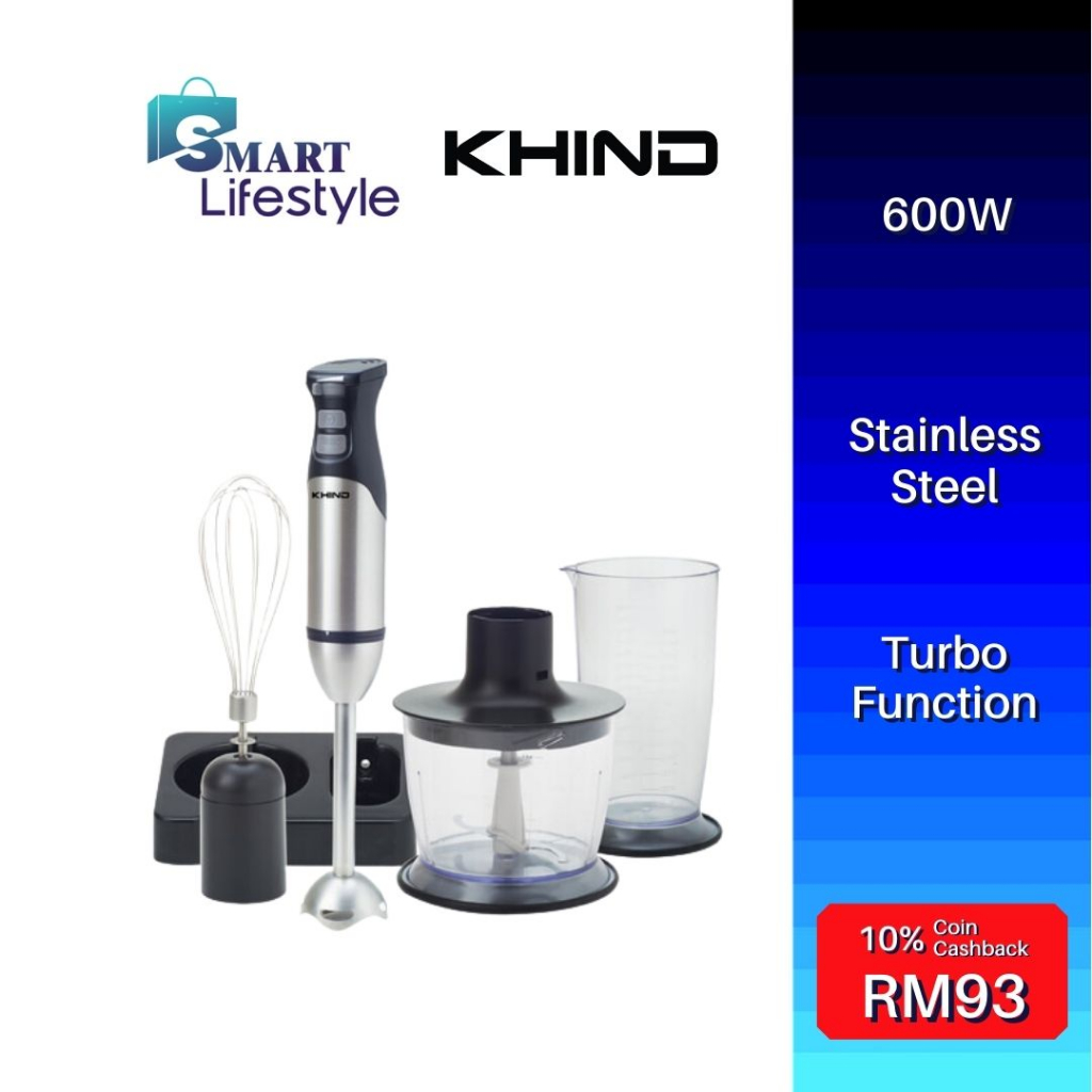 KHIND Hand Blender BH600SS Shopee Malaysia