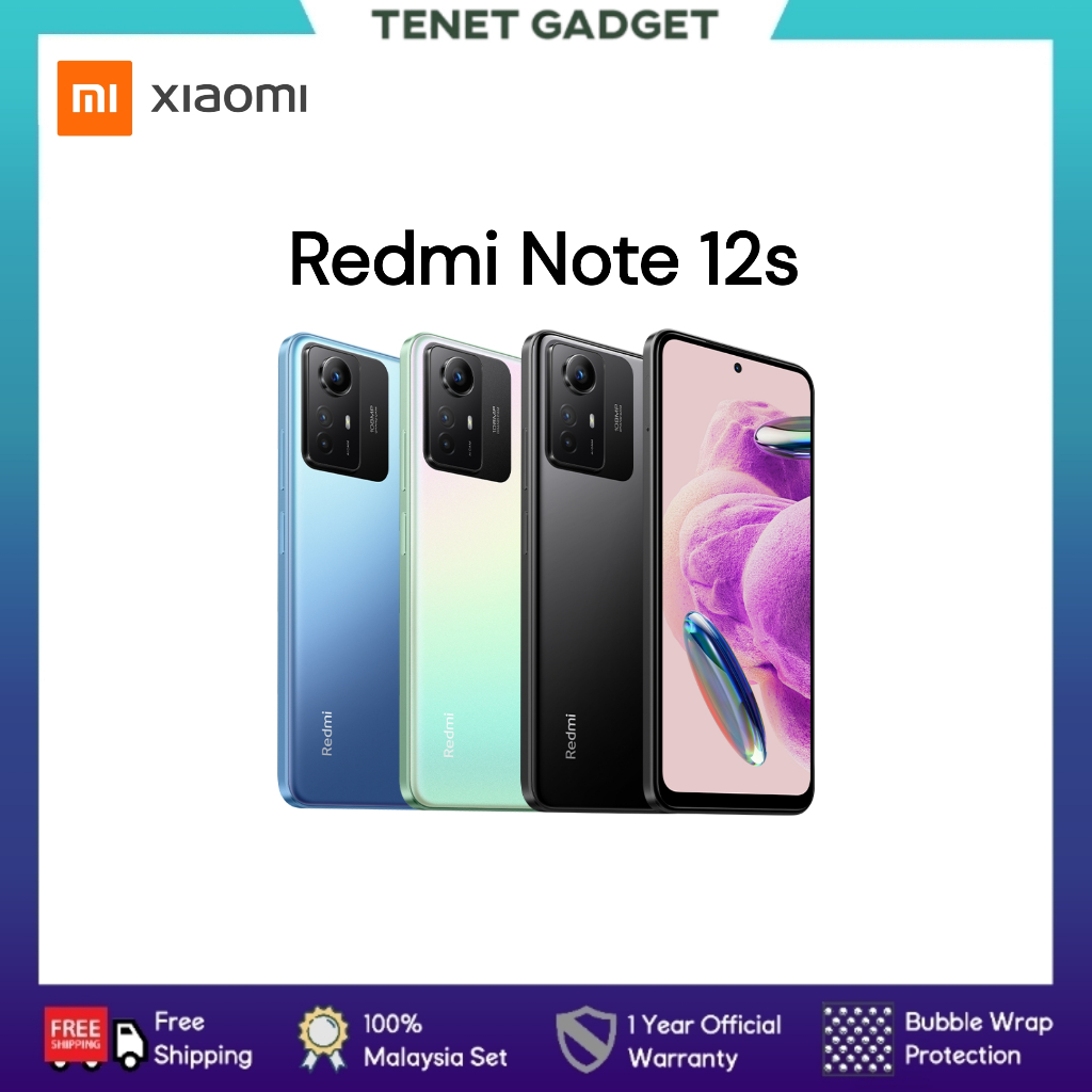 Redmi Note 12s | 8GB RAM 256GB ROM | Shopee Malaysia