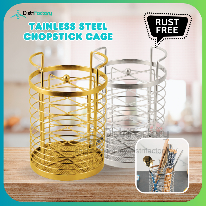 Stainless Steel Utensil Drying Rack Chopsticks Spoon Fork Knife Drainer ...
