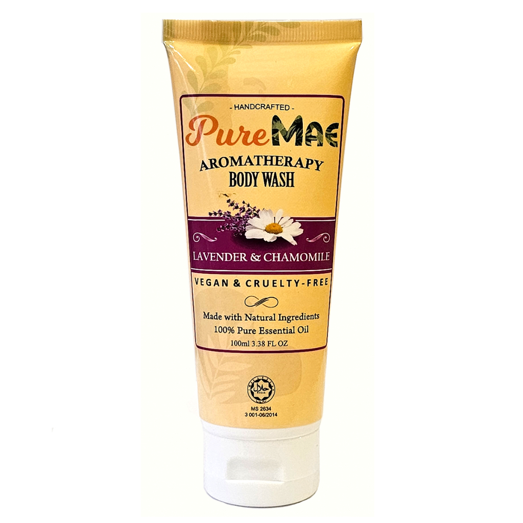 PureMAE Lavender & Chamomile Body Wash for Eczema, Acne, Inflammation
