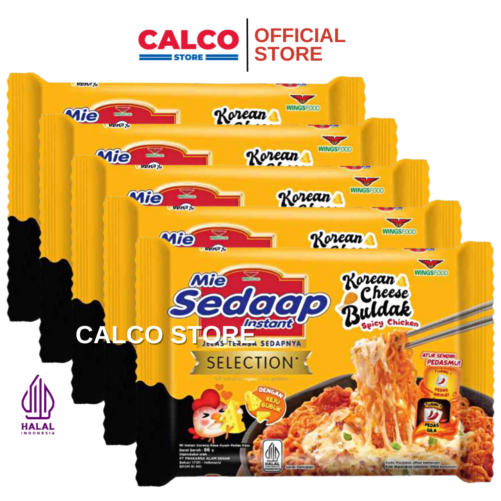 Ready Stock Viral 5pcs Mie Sedaap Instant Noodle Mee Korean Cheese