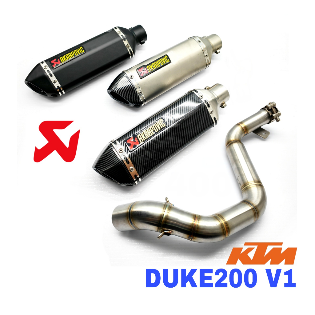 Ktm duke 125 akrapovic deals slip on