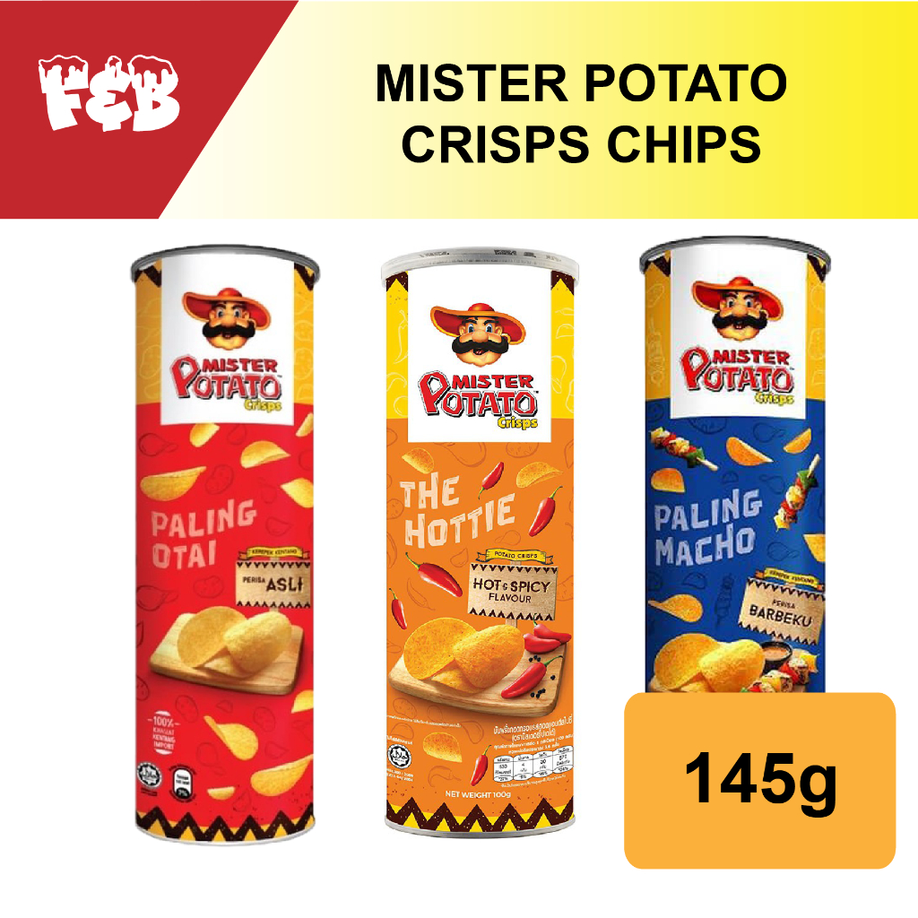 Mister Potato Crisps Chips 145g Shopee Malaysia 3855