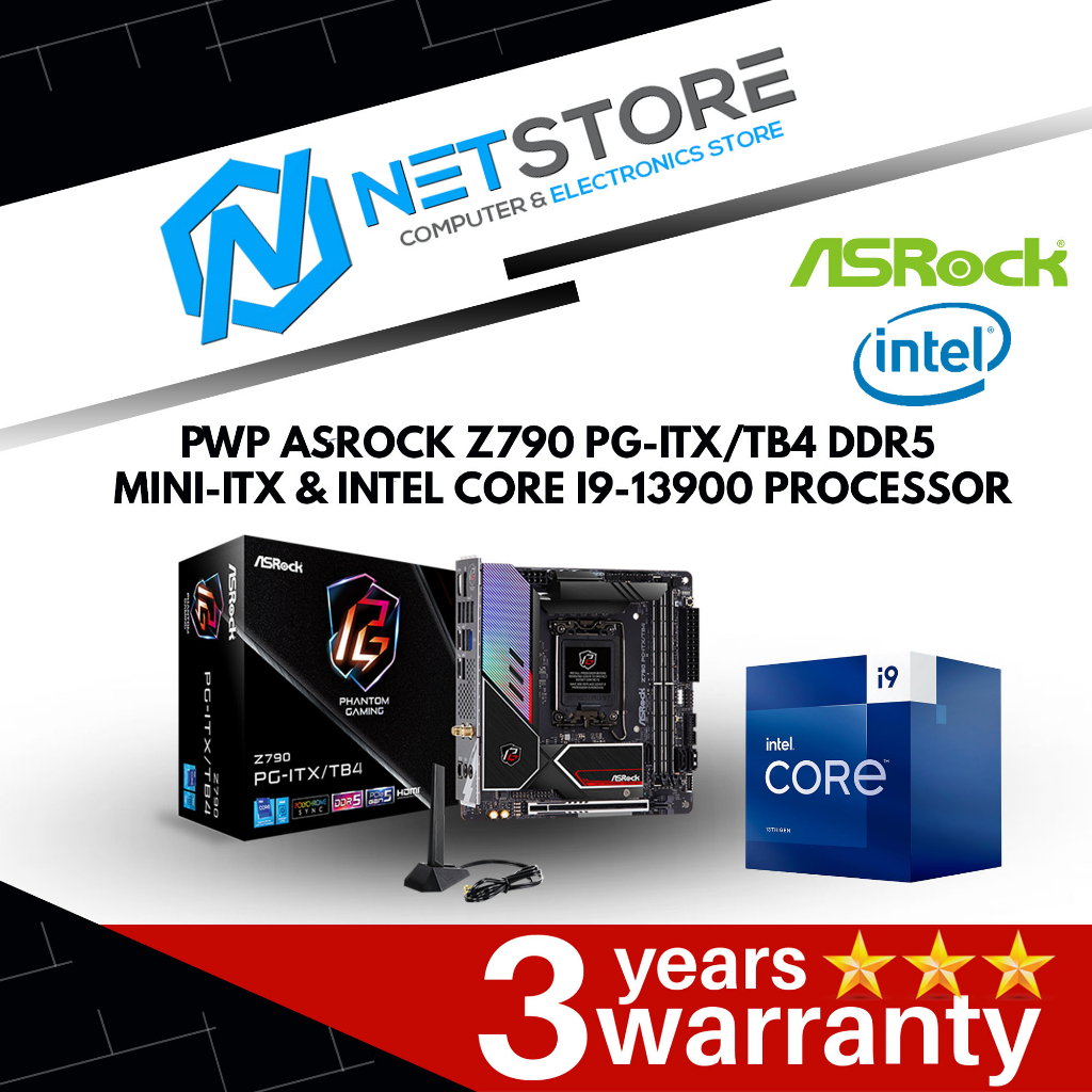 Pwp Asrock Z Pg Itx Tb Ddr Mini Itx Intel Core I Processor Shopee Malaysia