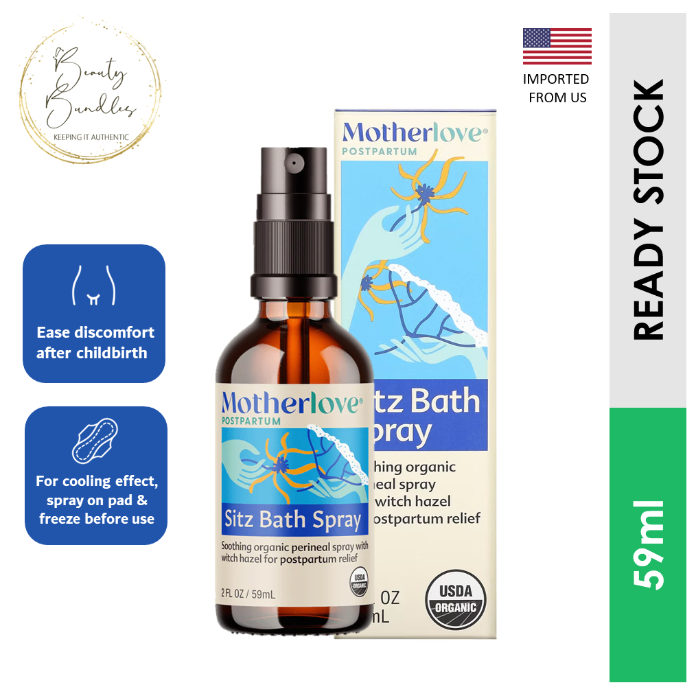 Motherlove Sitz Bath Spray / Perineal Spray for Postpartum Relief (59ml
