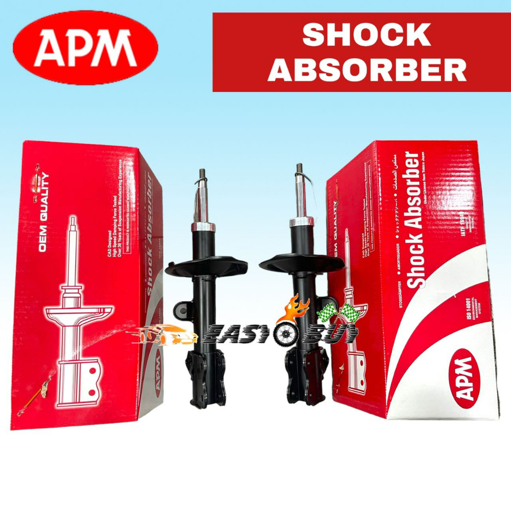 100 ORIGINAL APM FRONT GAS SHOCK ABSORBER TOYOTA AVANZA F601 1.3