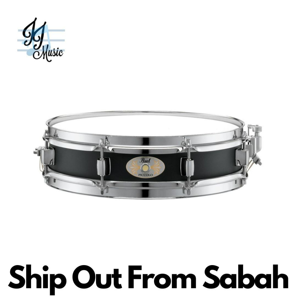 Pearl S1330B 13x3 Steel Effect Piccolo Snare (S-1330B / S 1330B / Pearl  Snare Drums)