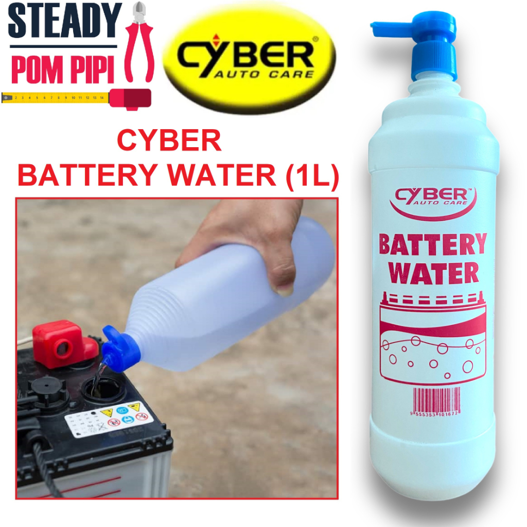 CYBER BATTERY WATER / CAR BATTERY WATER / AIR BATERI KERETA VAN LORRY