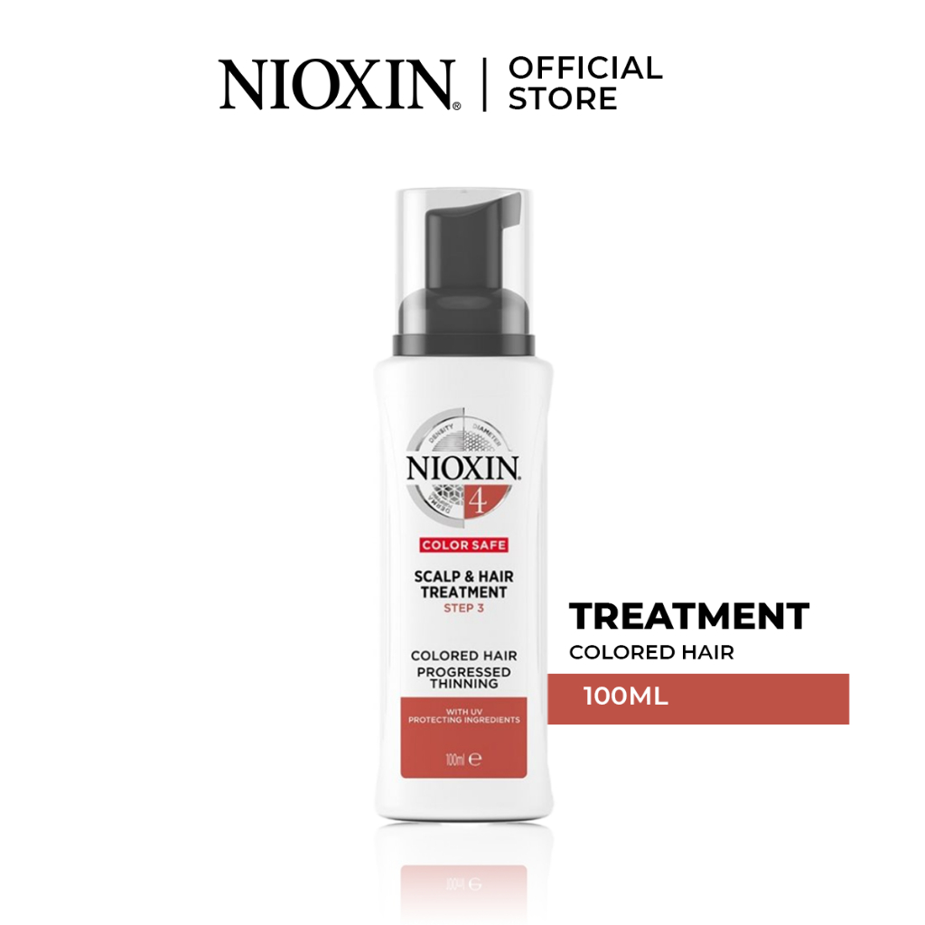 Nioxin Anti Hair Loss Treatment Spray For Colored Hair With Advanced Thinning System 4 100ml