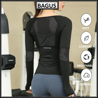 Fitness wear women's long sleeve Sports Top Women's running quick dry T- shirt Tight Sexy elastic back Yoga suit