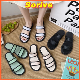 Fashion Summer Soft Women's Slippers BLACK