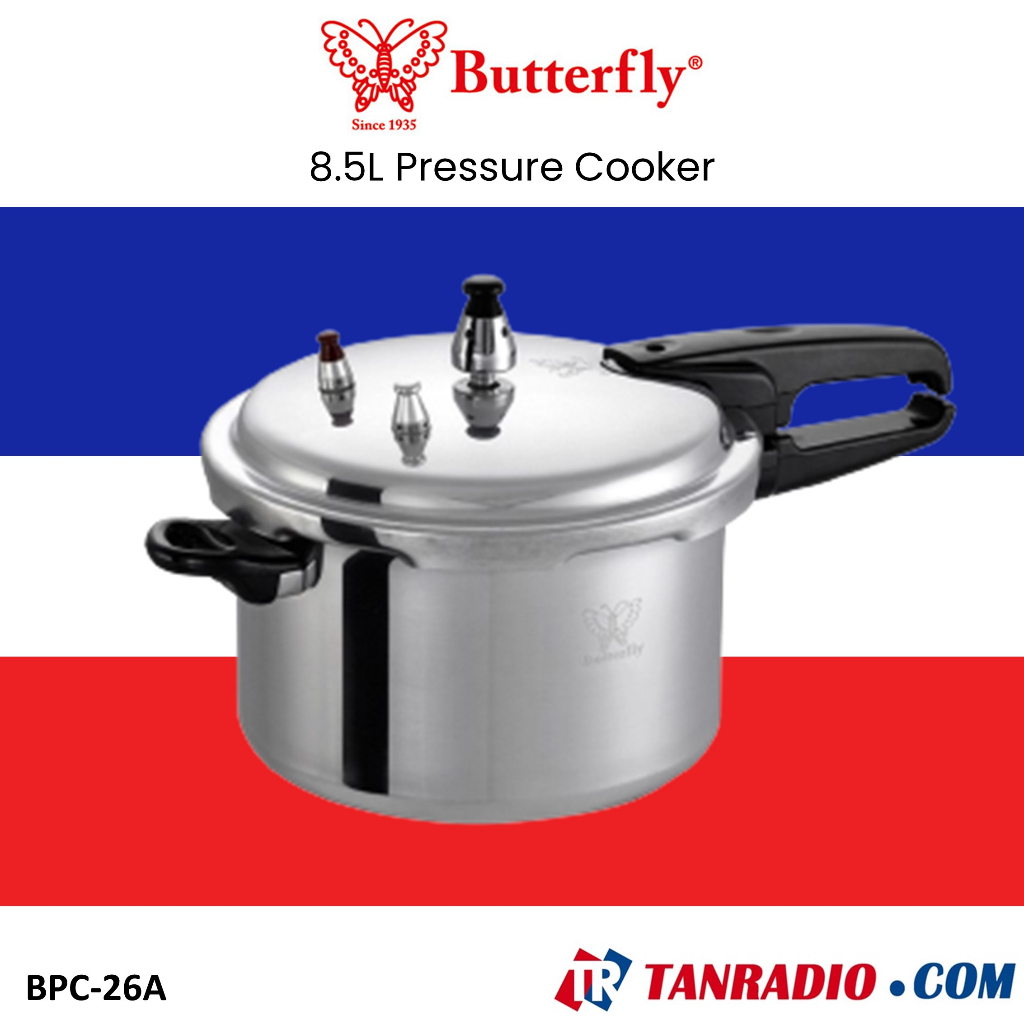 Butterfly Pressure Cooker (8.5L/5.5L/4.5L) BPC26A/22A/20A Shopee