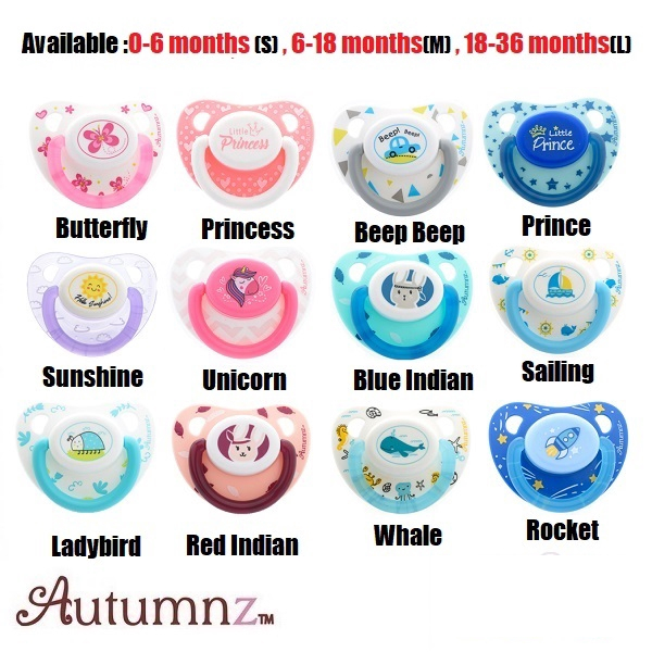 AUTUMNZ Baby Orthodontic Silicone/Pacifier Soother With Hygiene Cover