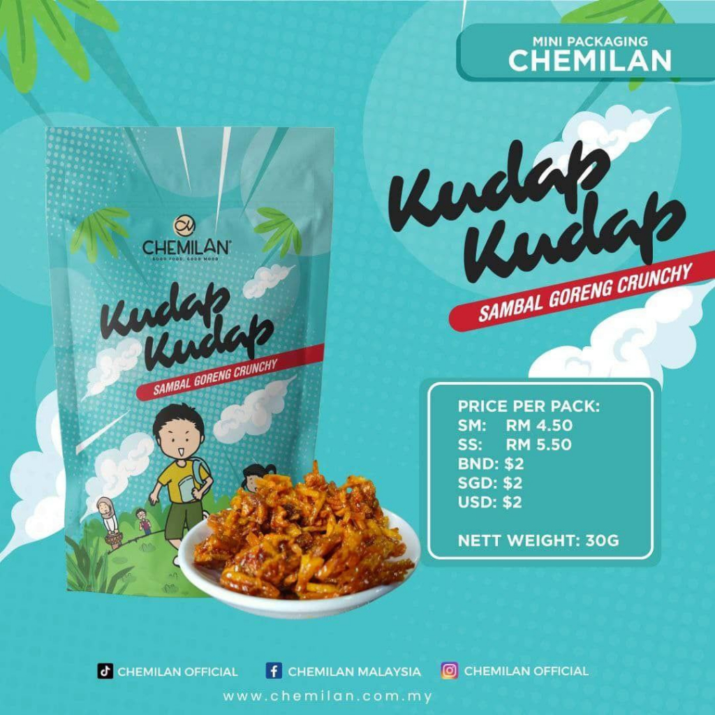 Mini Sambal Goreng Crunchy (30g) | Kudap-Kudap by CHEMILAN | Shopee ...