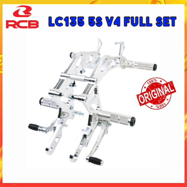 RACING BOY FOOTREST 100 ORIGINAL LC135 5S V4 FULL SET Shopee Malaysia