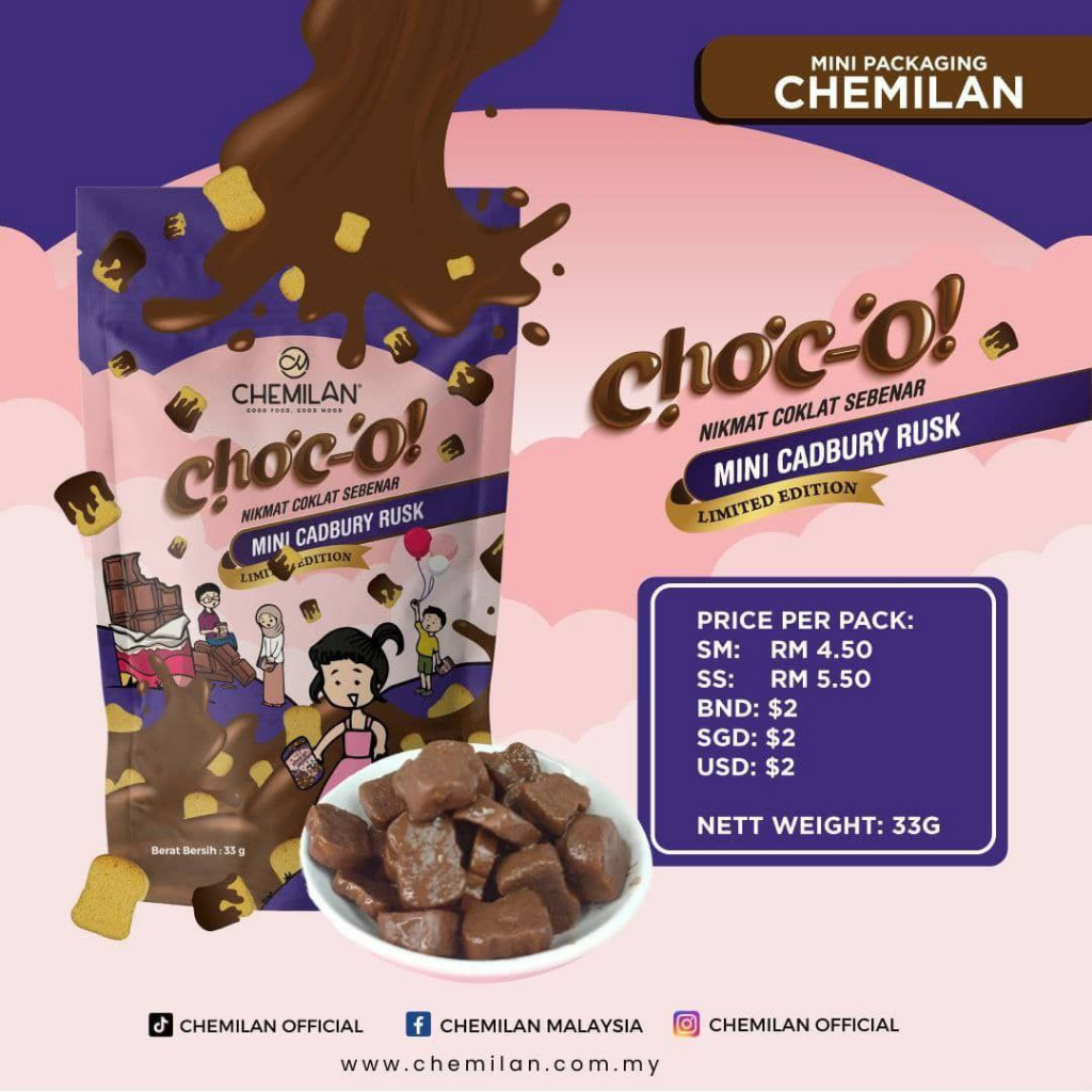 Mini Choc O Cadbury Rusk 33g By Chemilan Shopee Malaysia