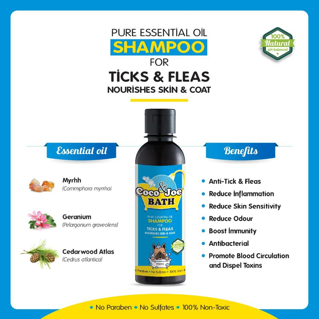 [Ready Stock] Coco & Joe Bath Pure Essential Oil Shampoo (Sensitive