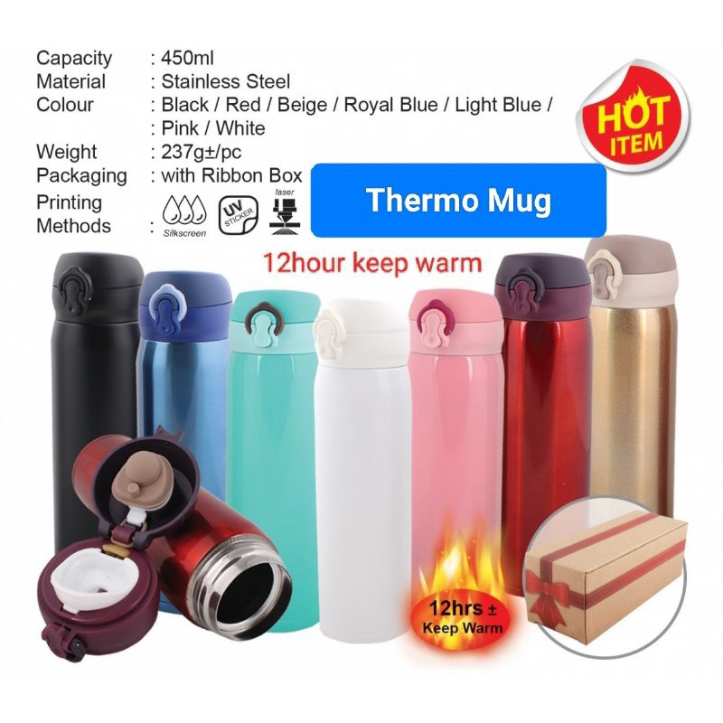 Thermo Mug Stainless steel ( 450ML ) Shopee Malaysia