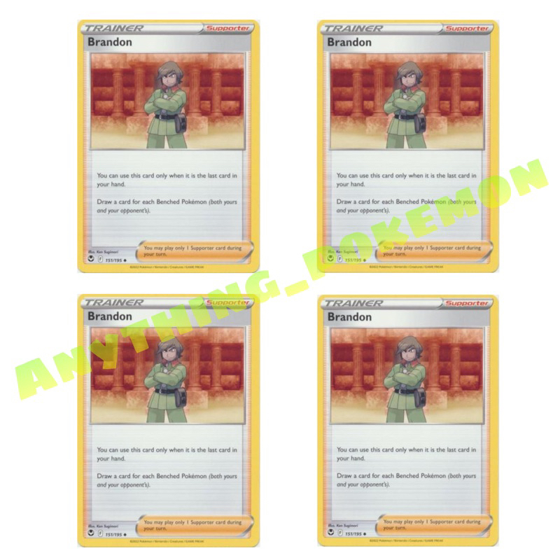 Pokmon Card Trainer - Brandon 151/195 NORMAL/REVERSE HOLO | Shopee Malaysia
