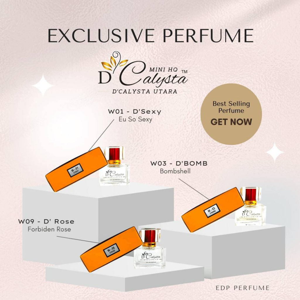 D'CALYSTA EXCLUSIVE PERFUME HQ Man & Woman (42 type) Cepat Delivery ...
