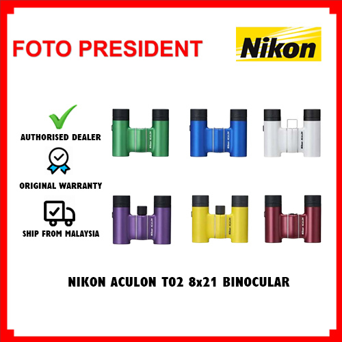 Nikon 8X21 ACULON T02 Binocular ( NIKON Malaysia 1 YEAR WARRANTY
