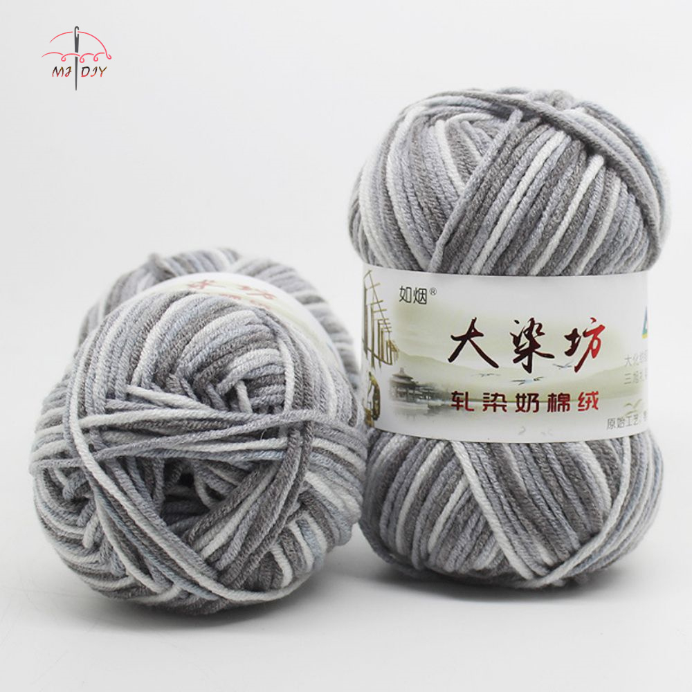 5ply Yarn(mix) Crochet Knitting Yarn 5 Ply Milk Cotton Benang Kait Yarn 