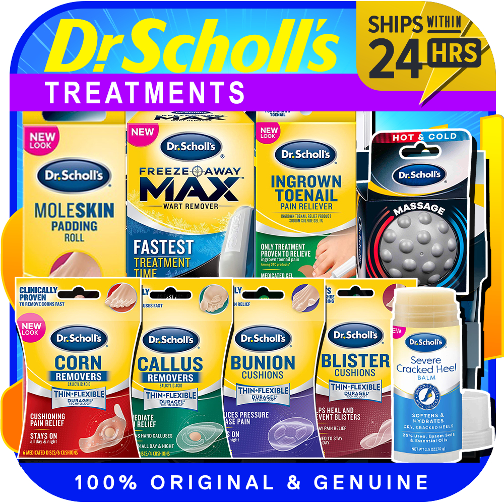 Dr Scholl's Callus Corn Bunion Blister Ingrown Toe nail Moleskinl