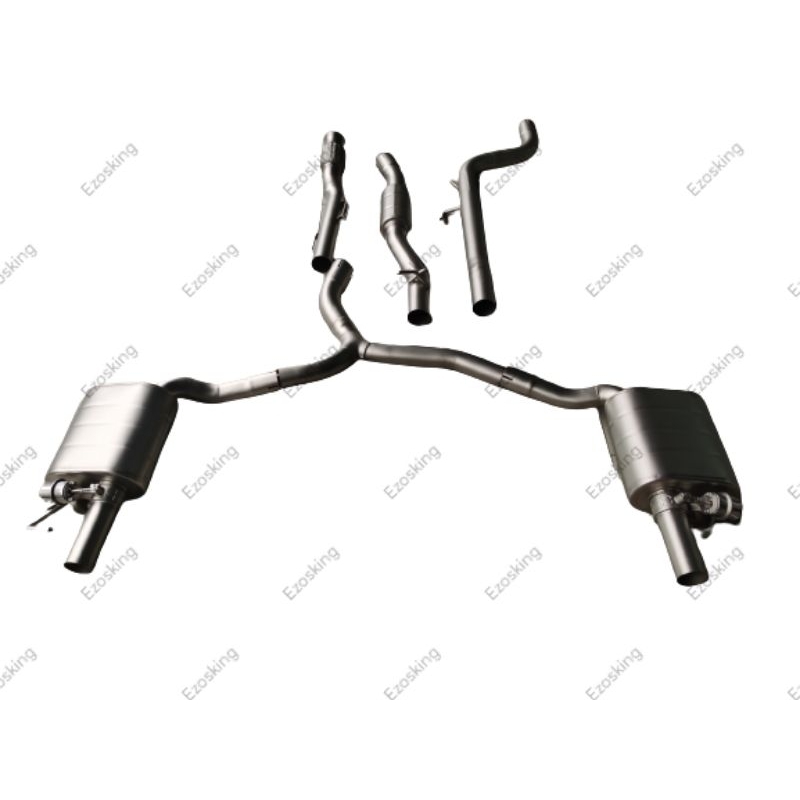 Mercedes W205 C200 C250 C300 2.0t Car Exhaust Pipe Dual Muffler ...