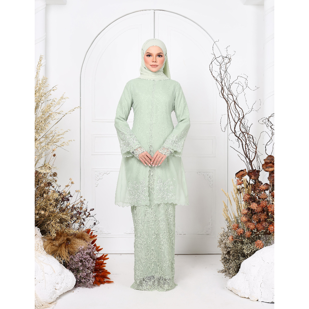 Hijabistahub Klasik Raya 2023 New Collection Amaya Kebaya 2 In 1 Dress