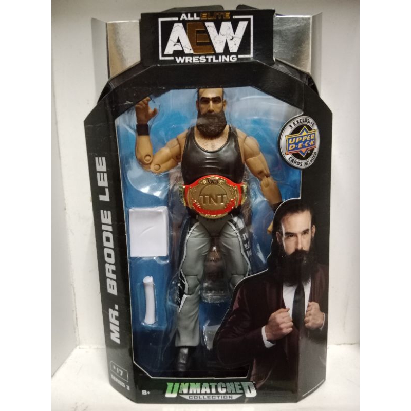 Jazwares AEW Unmatched Series 3 Mr. Brodie Lee Wrestling Action Figure ...