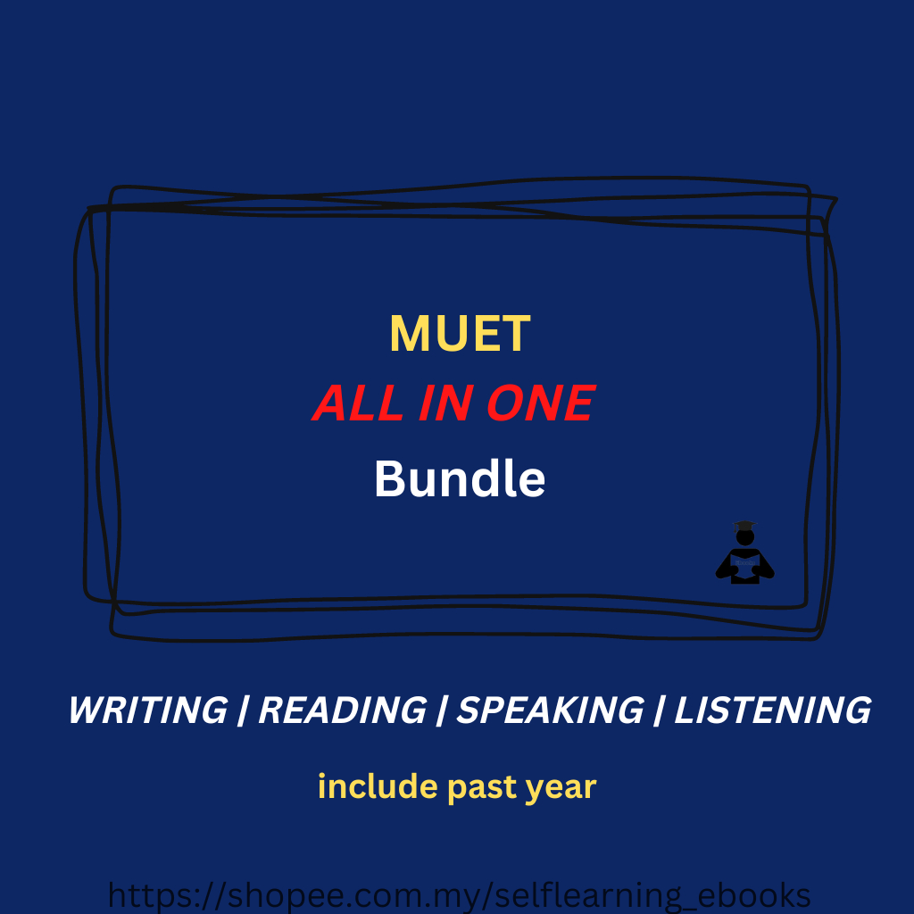 2024 MUET Notes ALL IN ONE (Writing Reading Speaking Listening