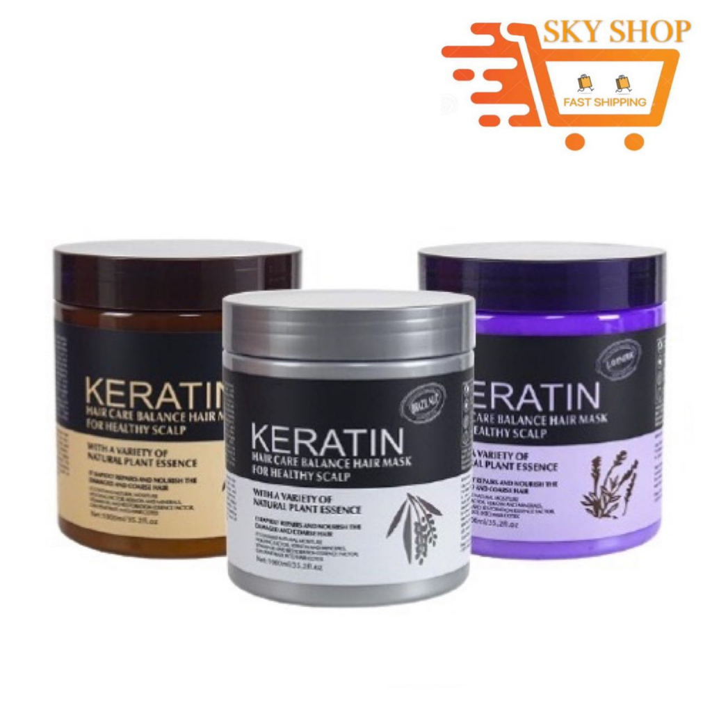 Keratin Hair Care Balance Hair Mask 500/1000ml Shopee Malaysia