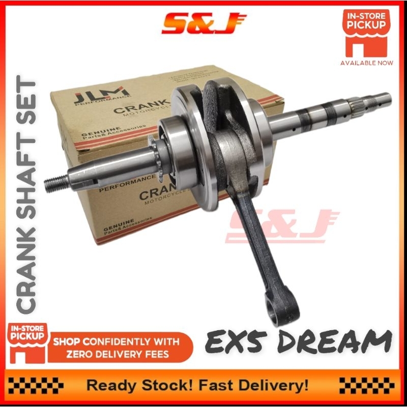 JLM HONDA EX5 DREAM EX5DREAM WAVE100 WAVE100R CRANK SHAFT SET WITH