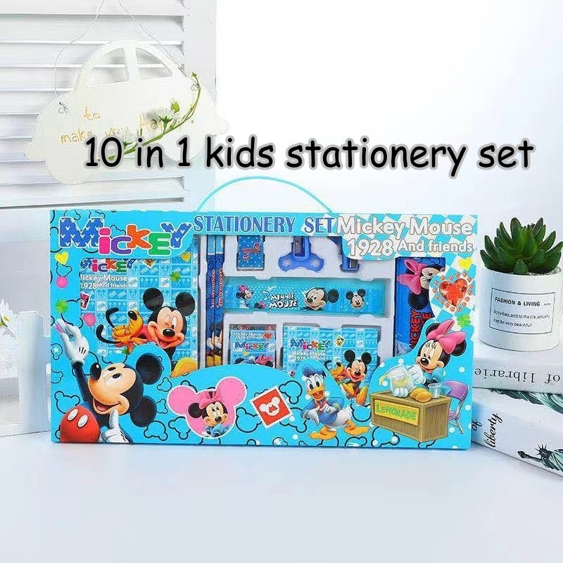 10 in 1 set kids stationery set birthday gift children's Day gift box