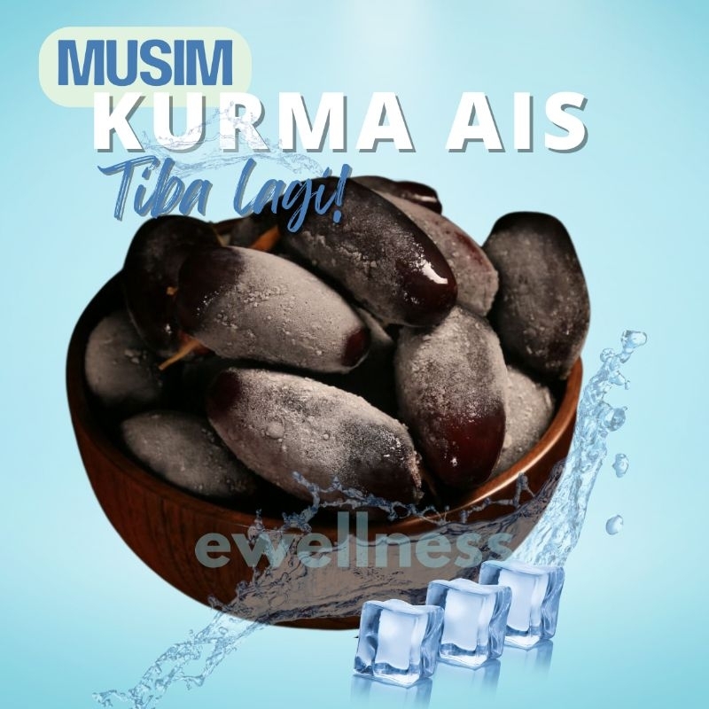 Kurma Sejuk Beku Ais Jumbo Premium Rotab Sejook Segar Dari Mesir